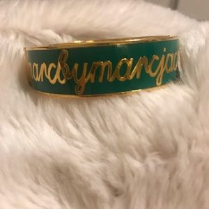 Marc by Marc Jacobs Green/Gold Bangle